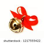 Photo of Single gold jingle bell | Free christmas images