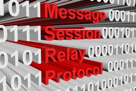 Message Session Relay Protocol Stock Illustration - Illustration of binary, information: 93854026