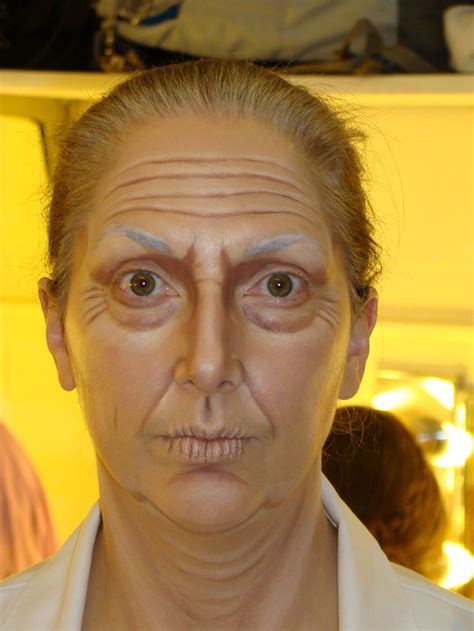 Old age make up on many faces | Theatrical makeup, Stage makeup, Theatre makeup