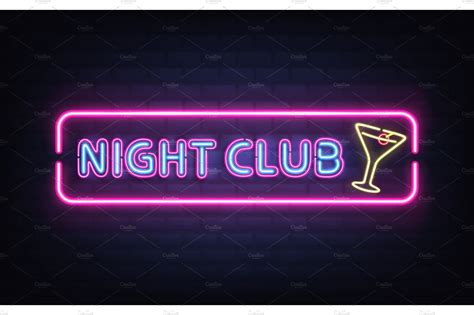 Night club, cocktail bar neon | Textures ~ Creative Market