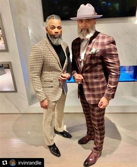 Pin by YoDonna Collins on Silver Fox Squad | Designer suits for men, Well dressed men, Black men ...