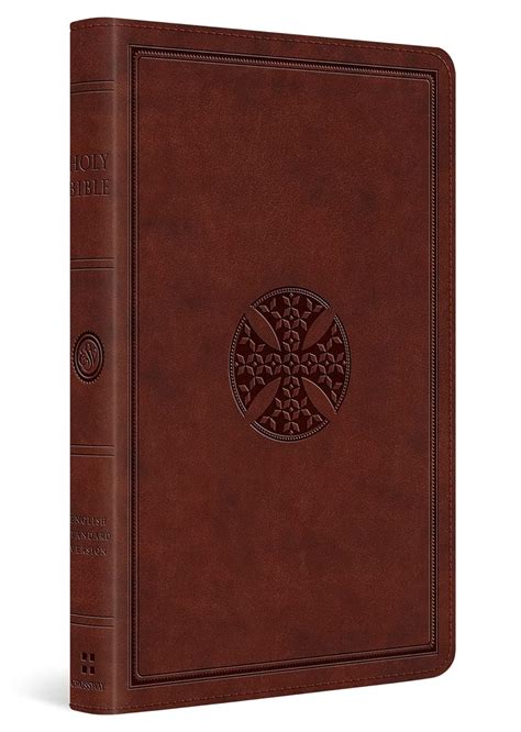 ESV Thinline Bible (TruTone, Brown, Mosaic Cross Design): ESV Bibles by ...