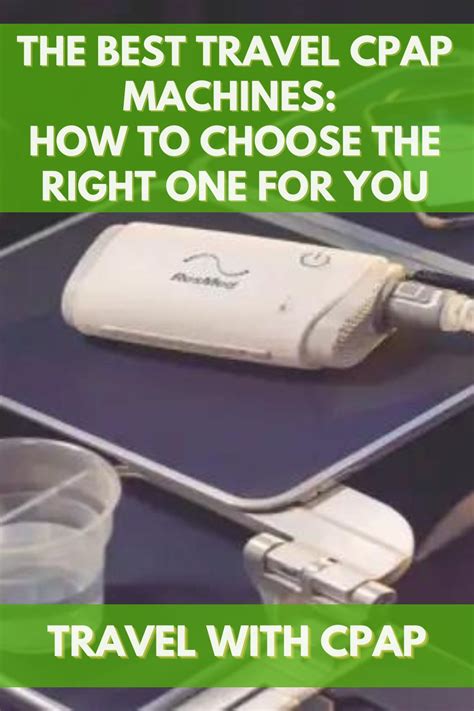 The Best Travel CPAP Machines: How to Choose the Right One