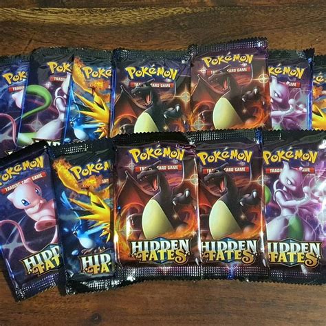 Hidden Fates CUSTOM Made Booster Pack Pokemon Cards Random | Etsy