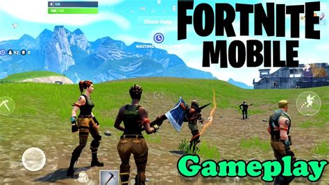 FORTNITE MOBILE - iOS / ANDROID GAMEPLAY ( OFFICIAL GAME ) - YouTube