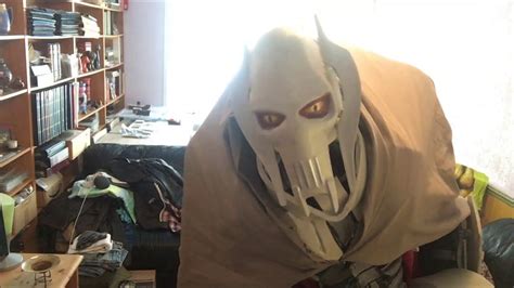 Home made General Grievous cosplay! Kit up and demo - YouTube