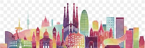 Barcelona Skyline Royalty-free, PNG, 1280x432px, Barcelona Skyline ...