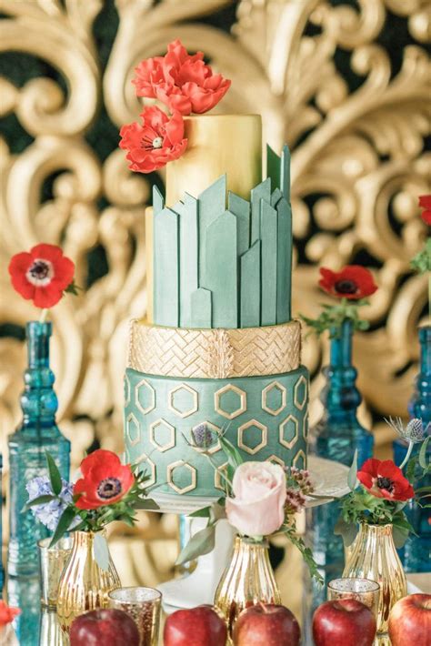 Wizard of Oz Themed Wedding Shoot as seen on WedLuxe | Themed wedding cakes, Wedding themes ...