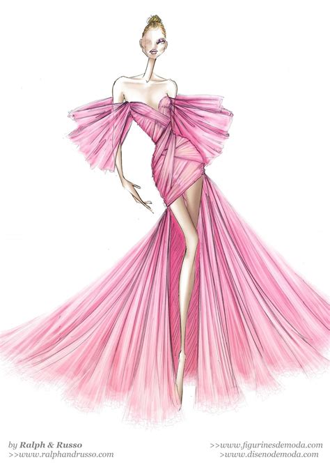 Diseño de moda vestido de gala de Ralph and Russo | Fashion ...