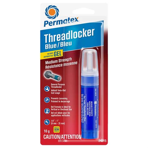 PERMATEX BLUE Removable Strength Threadlocker | The Home Depot Canada