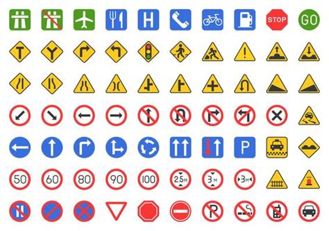 Traffic Signs Vector Art, Icons, and Graphics for Free Download