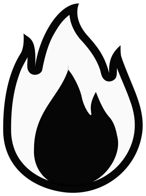 Simple Flame Drawing | Free download on ClipArtMag