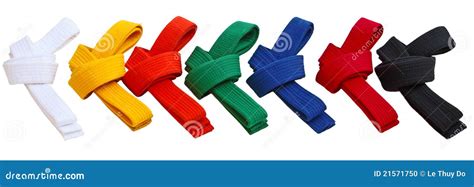 Tae Kwon Do Belts Stock Photo - Image: 21571750