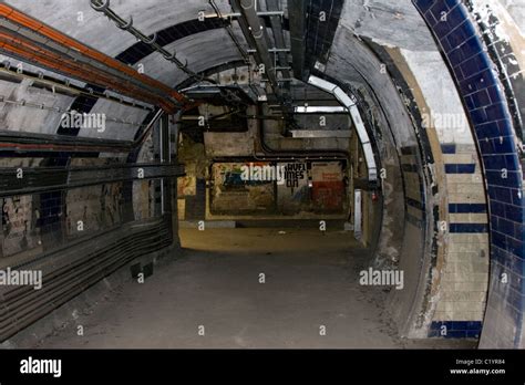 Disused Passageway (closed 1969) - Euston Underground Station - London Stock Photo - Alamy