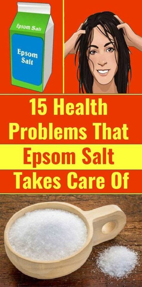 15 Health Problems That Epsom Salt Takes Care Of | healthy Round