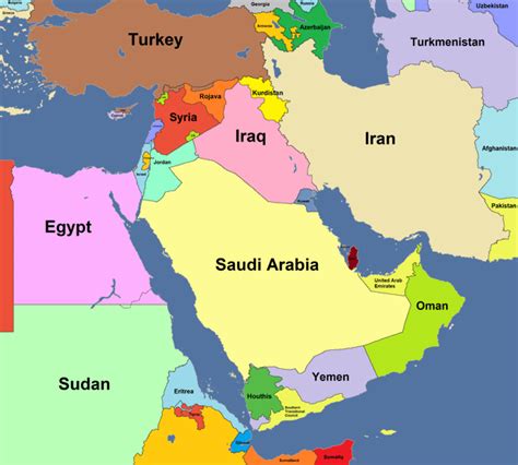 Map Of Middle East Countries 2024 Pdf - Addia Aloysia