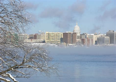 Winter in Madison Wisconsin by LaraArt on Etsy