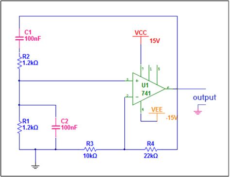 Sine Wave Oscillator using LM741 | Sine wave, Circuit design, Electronics projects diy