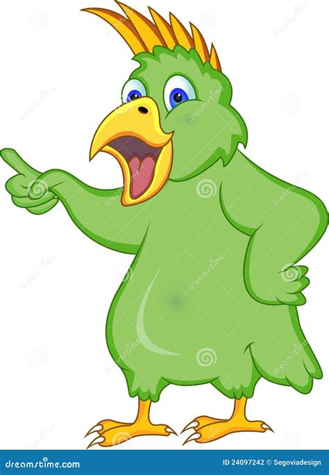 Funny Cockatoo Cartoon Stock Photography - Image: 24097242