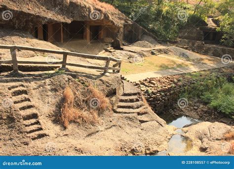 Kanheri Caves Facade, Sanjay Gandhi National Park, Mumbai, Editorial Photography - Image of ...