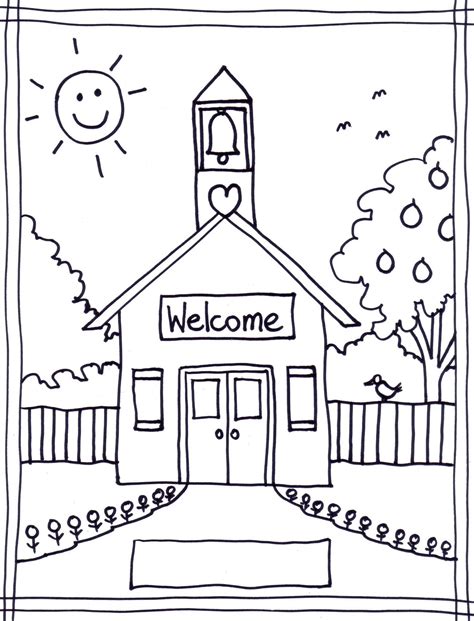 Back To School Coloring Pages Free Printables Image 22 - VoteForVerde.com | Kindergarten ...