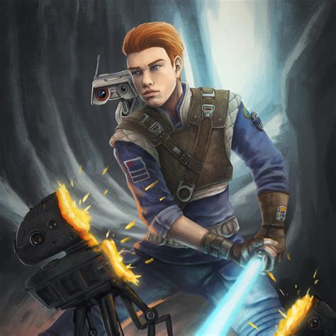 Cal Kestis deserves more love so there you have a fanart of him (by me) : r/ImaginaryJedi