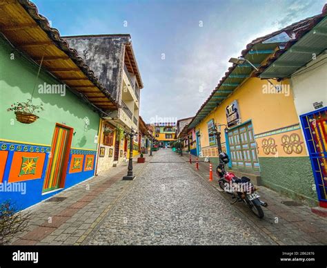 Guatape town in Colombia, South America Stock Photo - Alamy