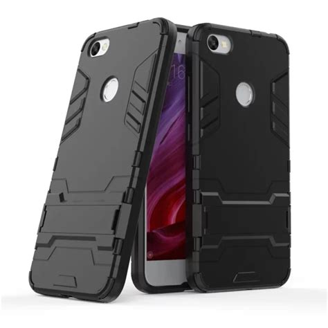 Hybird Phone Cases For Xiaomi Redmi Note 5A Cases Shockproof Armor Plastic + Silicon Phone Back ...