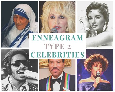 Enneagram Type 2: Celebrities | Enneagram type 2, Enneagram, Enneagram ...