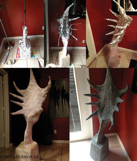 Homemade Halloween Beetlejuice prop! Delia's sculpture. Joshua Hudson ...