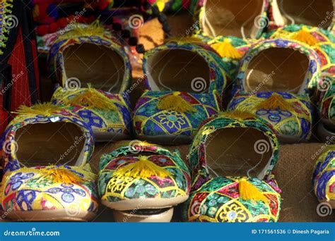 Handicrafts for Sale in Kutchh Rann Utsav, Gujarat, India Stock Photo ...