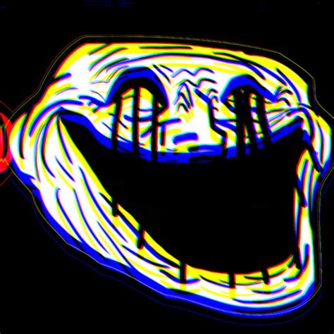 Trollface glitch | Troll face, Scary faces, Creepy faces