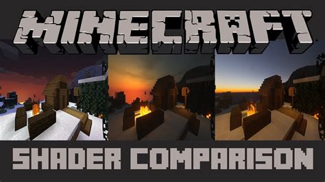 Minecraft Shader Comparison - YouTube