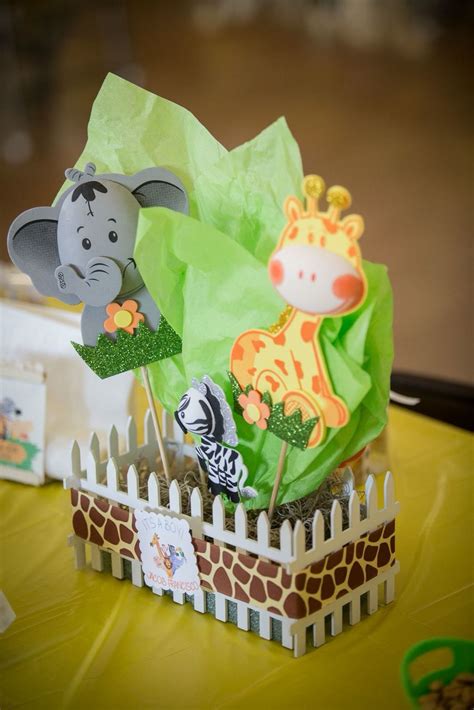 Safari Themed Baby Shower Centerpiece Safari Baby Shower Boy Baby 57785 | Hot Sex Picture