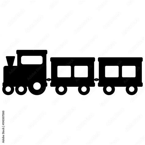 Train Silhouette Vector