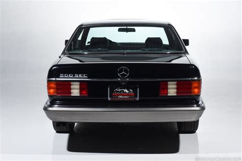 Used 1985 Mercedes-Benz 500-Class 500 SEC For Sale ($36,900) | Motorcar Classics Stock #2191