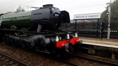 4th June 2016 legendary 'Flying Scotsman' makes its presence known - YouTube