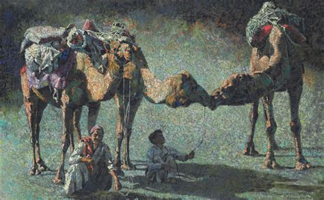 ISMAIL GULGEE (1926-2007) , Untitled (Camels) | Christie's