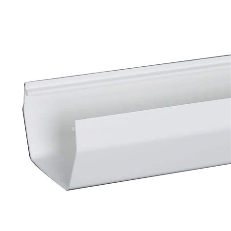 Amerimax Home Products 4 In. White U-Style Vinyl Gutter 10 Ft.-T0473 ...