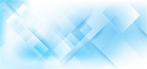 Abstract template background white and bright blue squares overlapping ...