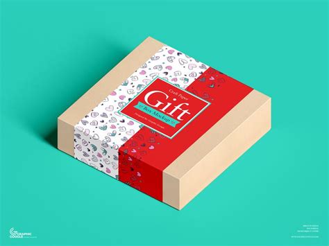 Free (PSD) Craft Paper Square Gift Box Mockup – FreeMockup.net