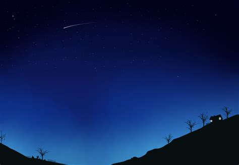 Night Sky Silhouette by Phantomania on DeviantArt