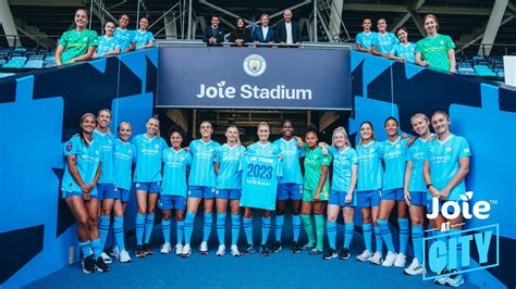 Manchester City unveil Joie as Official Stadium Naming Partner