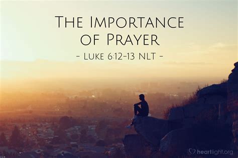 "The Importance of Prayer" — Luke 6:12-13 (What Jesus Did!)