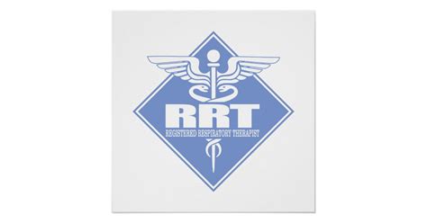 RRT Registered Respiratory Therapist Poster | Zazzle