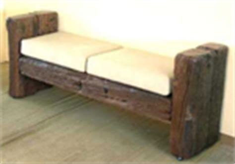 Furniture made from railway sleepers and garden sleepers