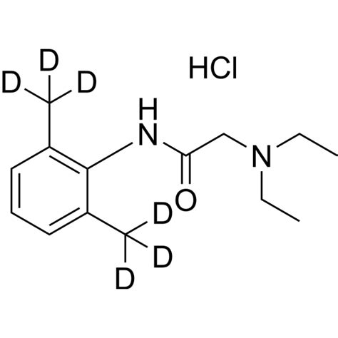 Lidocaine-d6 hydrochloride (Lignocaine-d6 hydrochloride) | Stable ...