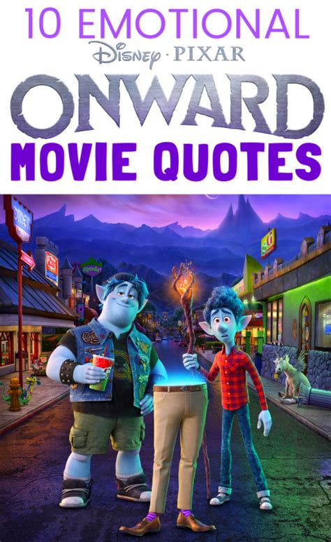 10 Emotional Movie Quotes from Pixar's Onward - But First, Joy