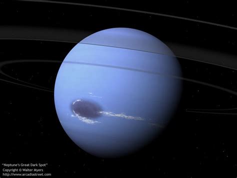 Neptune's Great Dark Spot; storm; gas giant; ice giant; planetary rings; ring system (800x600 ...