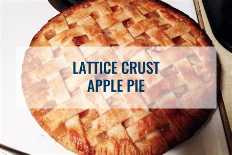 Lattice crust apple pie - Randi with an i